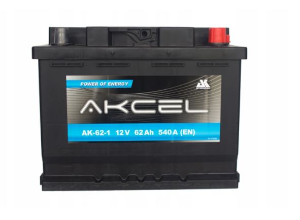 Akumulator 62Ah 540A Akcel