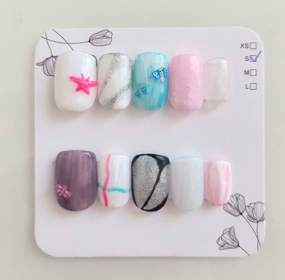 Unhas de Gelinho / press on nails