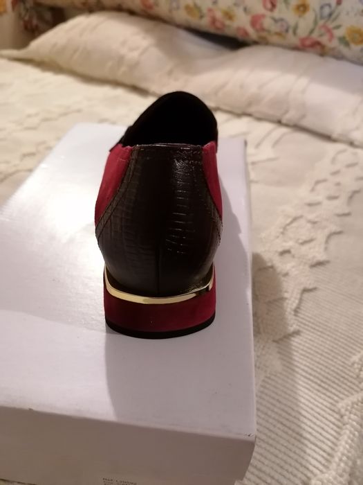 Sapatos Evoque tamanho 36 em pele