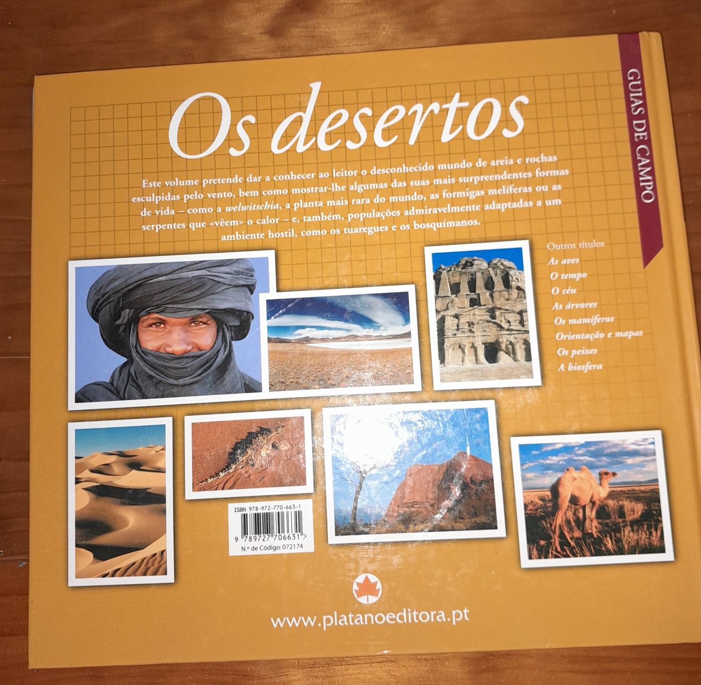 Livro juvenil sobre Os Desertos