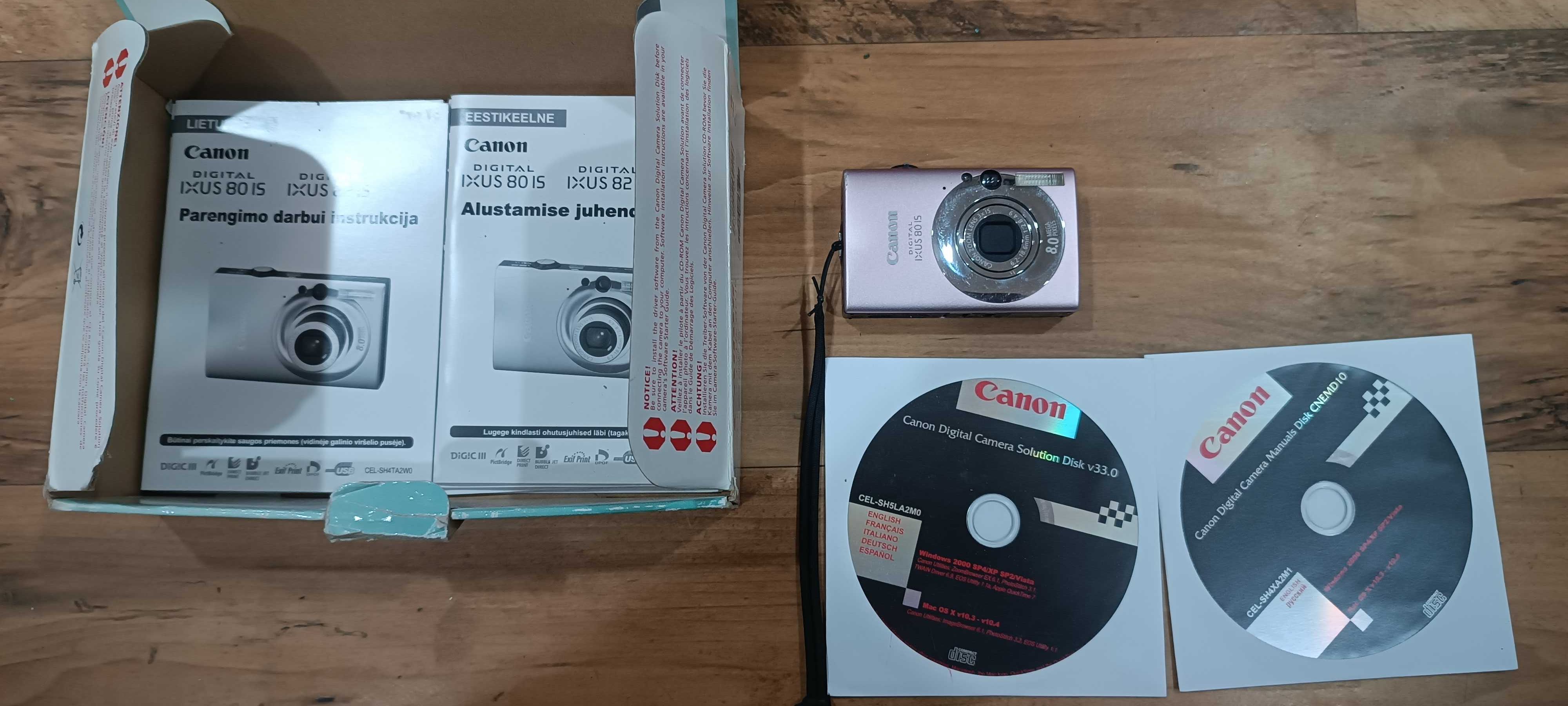 Цифровой аппарат canon ixus 80 IS