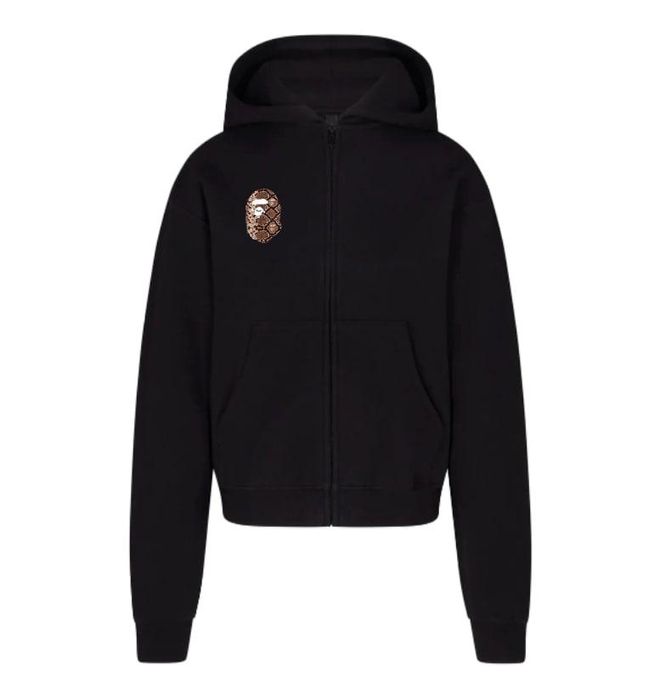 Новая Зипка Bape ГОРИЛА (ХС-ХХЛ) Зип Худи бейп черное и серое