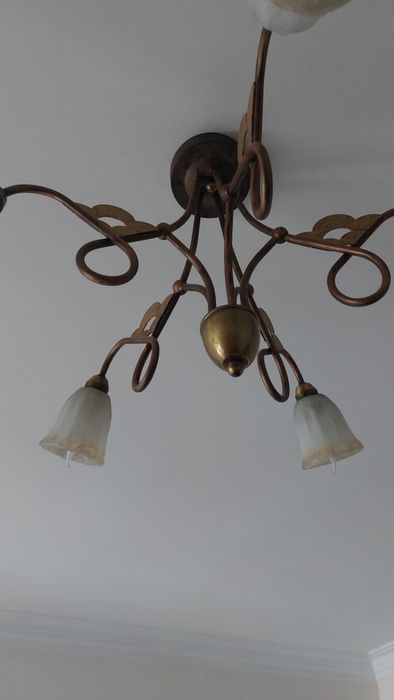 Candeeiro + apliques sala