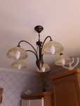 Lampa wiszaca - pod sufit , zyrandol - 5 zarowek