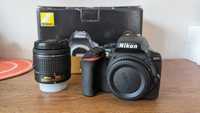 Nikon D5600 + Nikkor 18-55 AF-P VR stan idealny