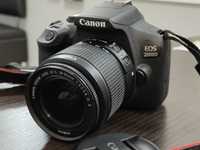Отличная фотокамера Canon 2000d + 18-55 состояние новой