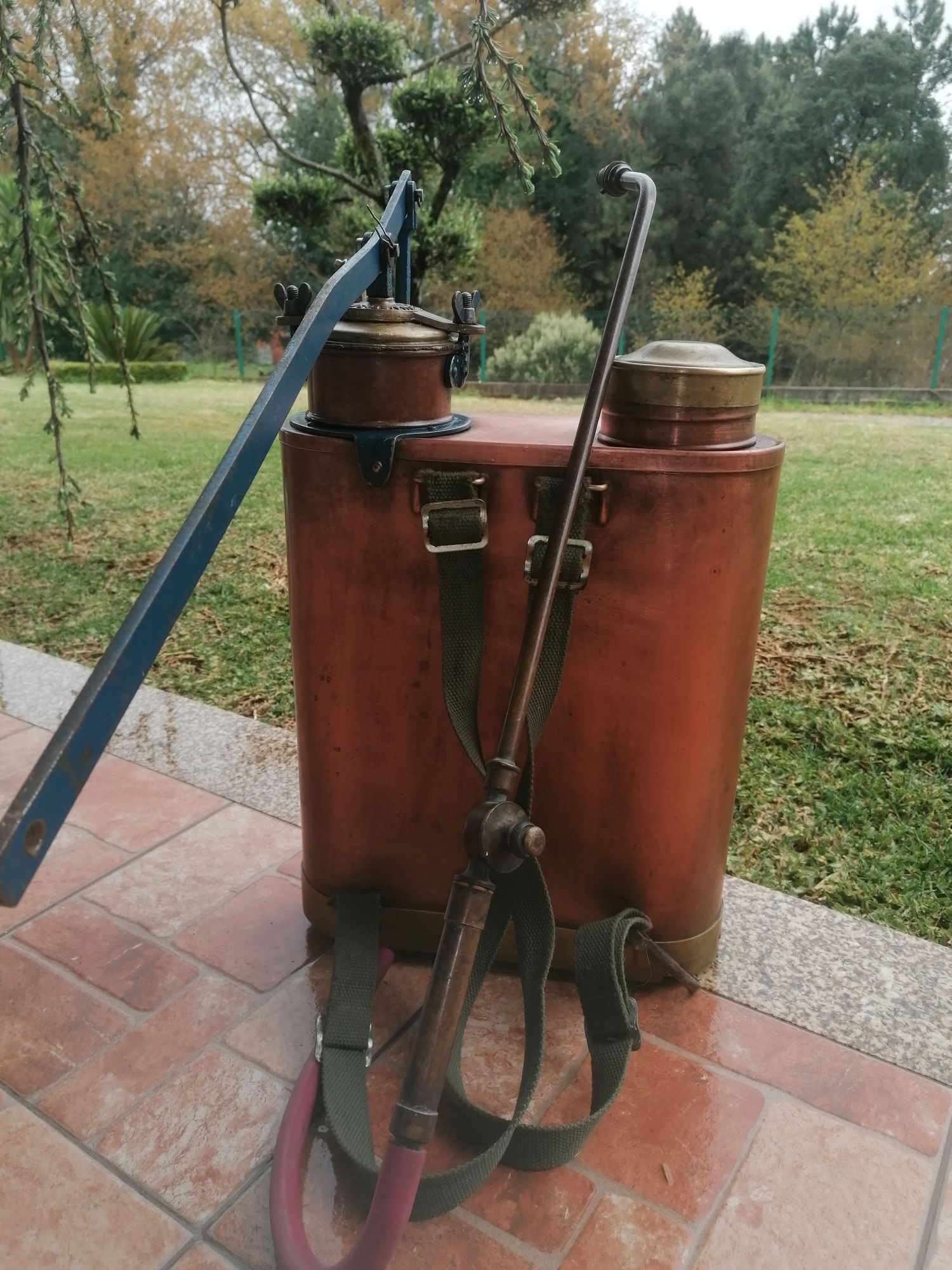 Máquina sulfatar em cobre