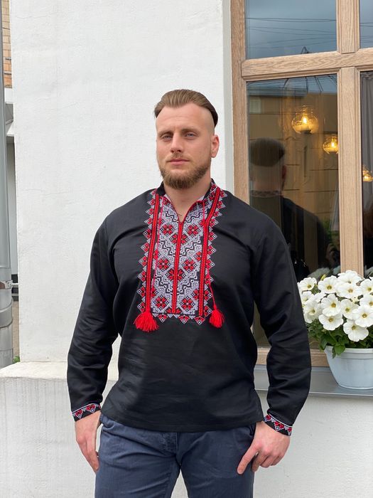 Вишиванка чоловіча льон 100 % котон