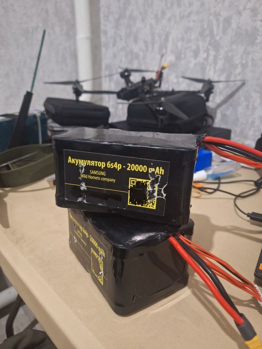Акумулятори для FPV 6s4p на 20000mAh