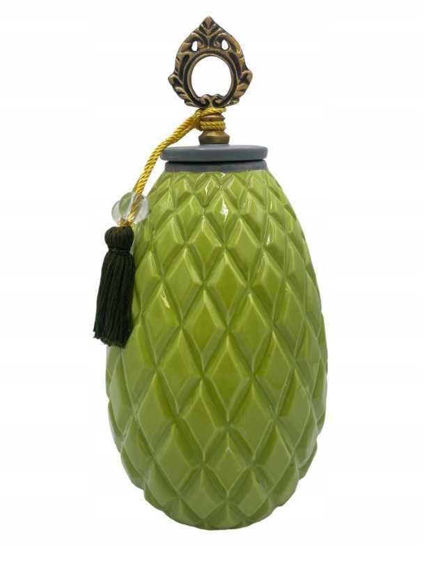 VICAL Concept Wazon dekoracyjny Baal Vase zielony ananas 34 cm h 17 cm