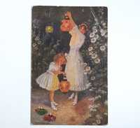 Gartenfest Mutter und Kind Lampions aufhängen Verlag