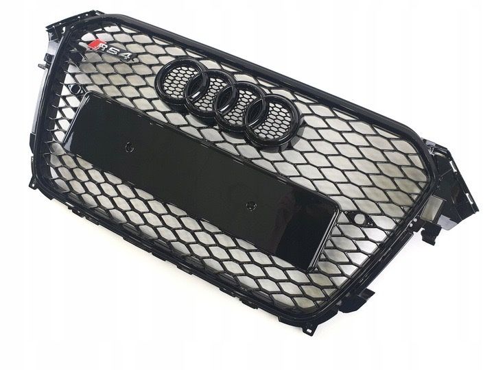 Решітка радіатора Audi A4 B8 стиль RS4 Black