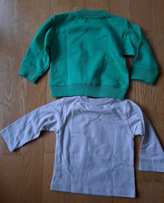 T-Shirt + Sweatshirt - 0-1 mês - Cokidy - Novos!