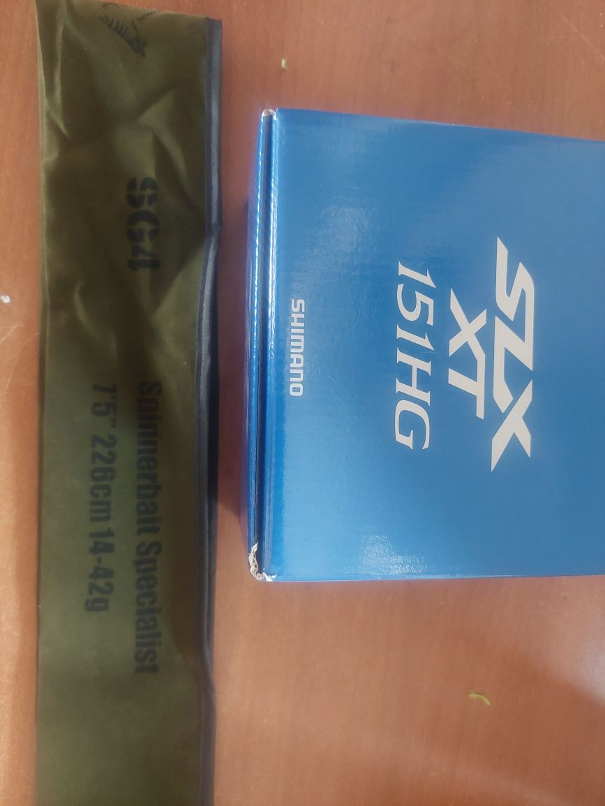 Zestaw castingowy shimano slx 151 + sg4 do 42g