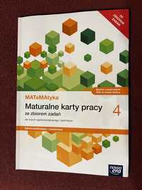 Nowe maturalne karty pracy do matematyki MATeMAtyka 4 Nowa Era