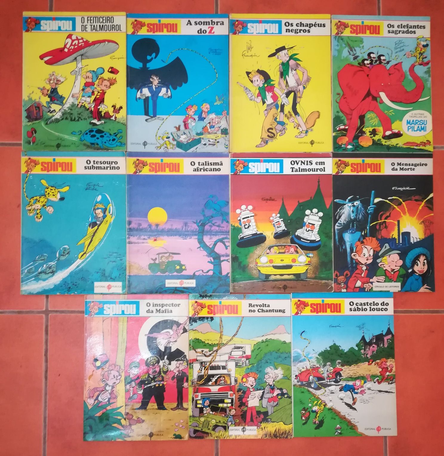 75 Albúns Spirou da Arcádia, Asa,  Pública, Meribérica, C. de Leitores