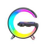 Smart G lampa LED RGB z ładowarką telefonu z zegarem głośnik bluetooth