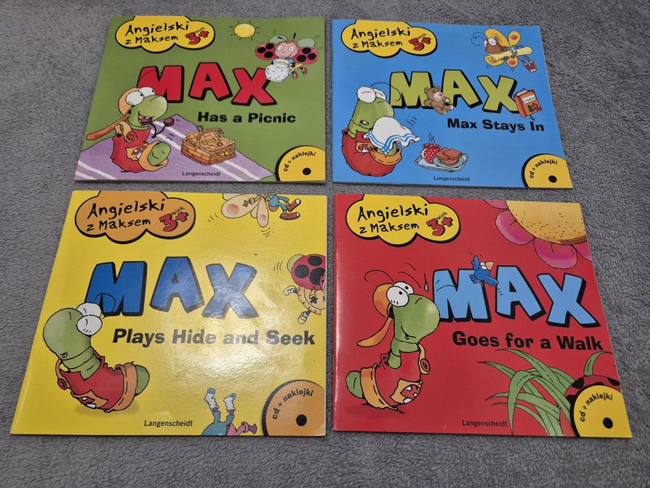 Angielski z Maksem, seria książeczek