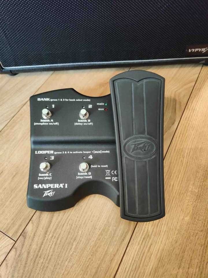 Wzmacniacz gitarowy Peavey Vypyr X2 i przełącznik nożny Peavey Sanpera
