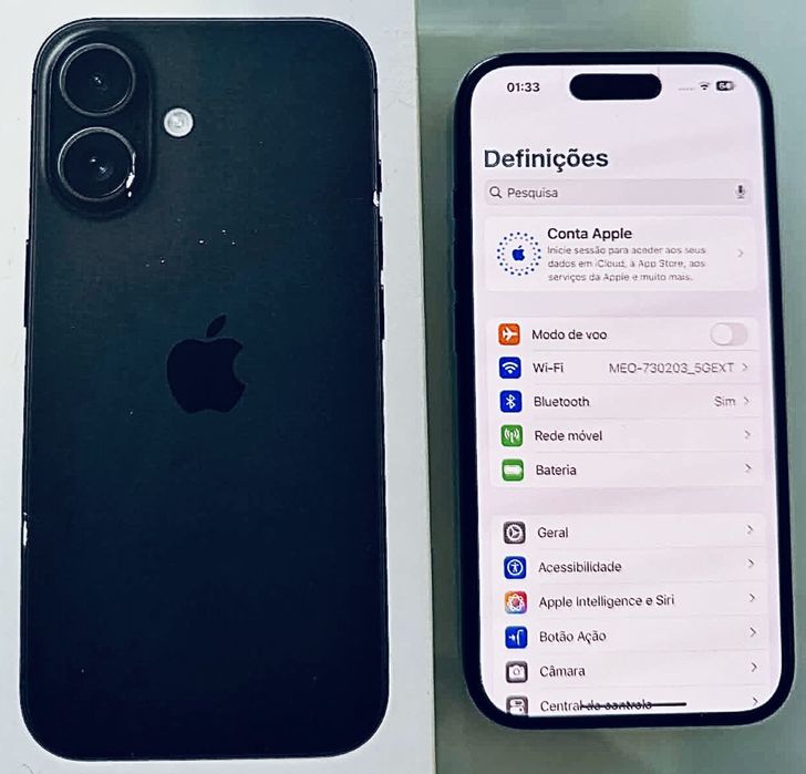 Iphone 16 128GB Black