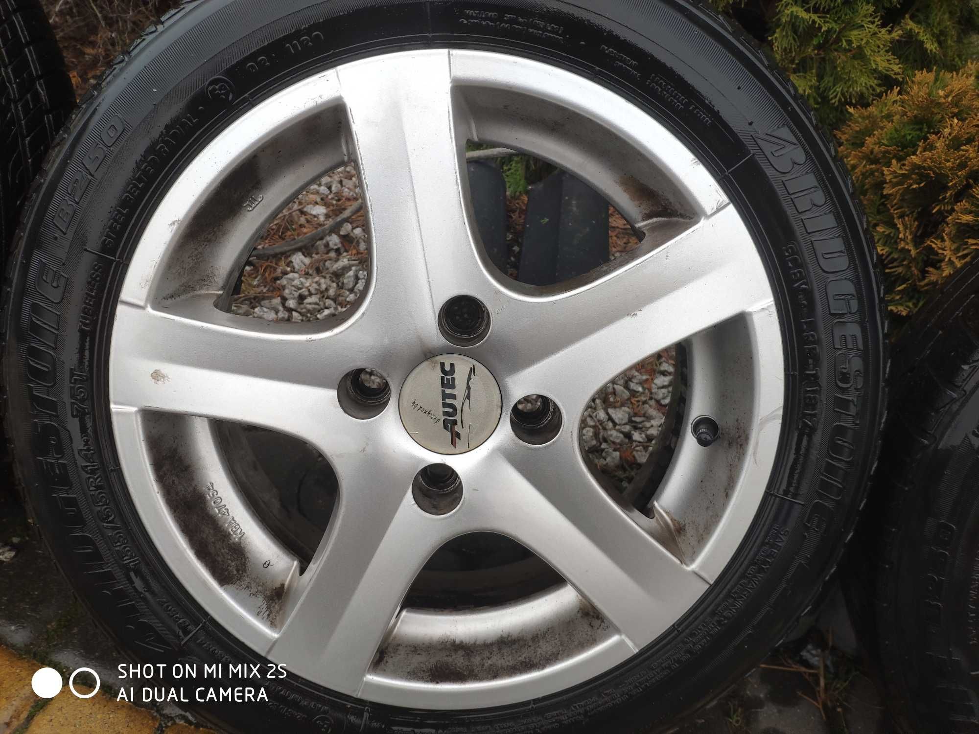 Koła VW Opel 4x100 Nissan 155/65R14 Suzuki lato letnie aluminiowe alu