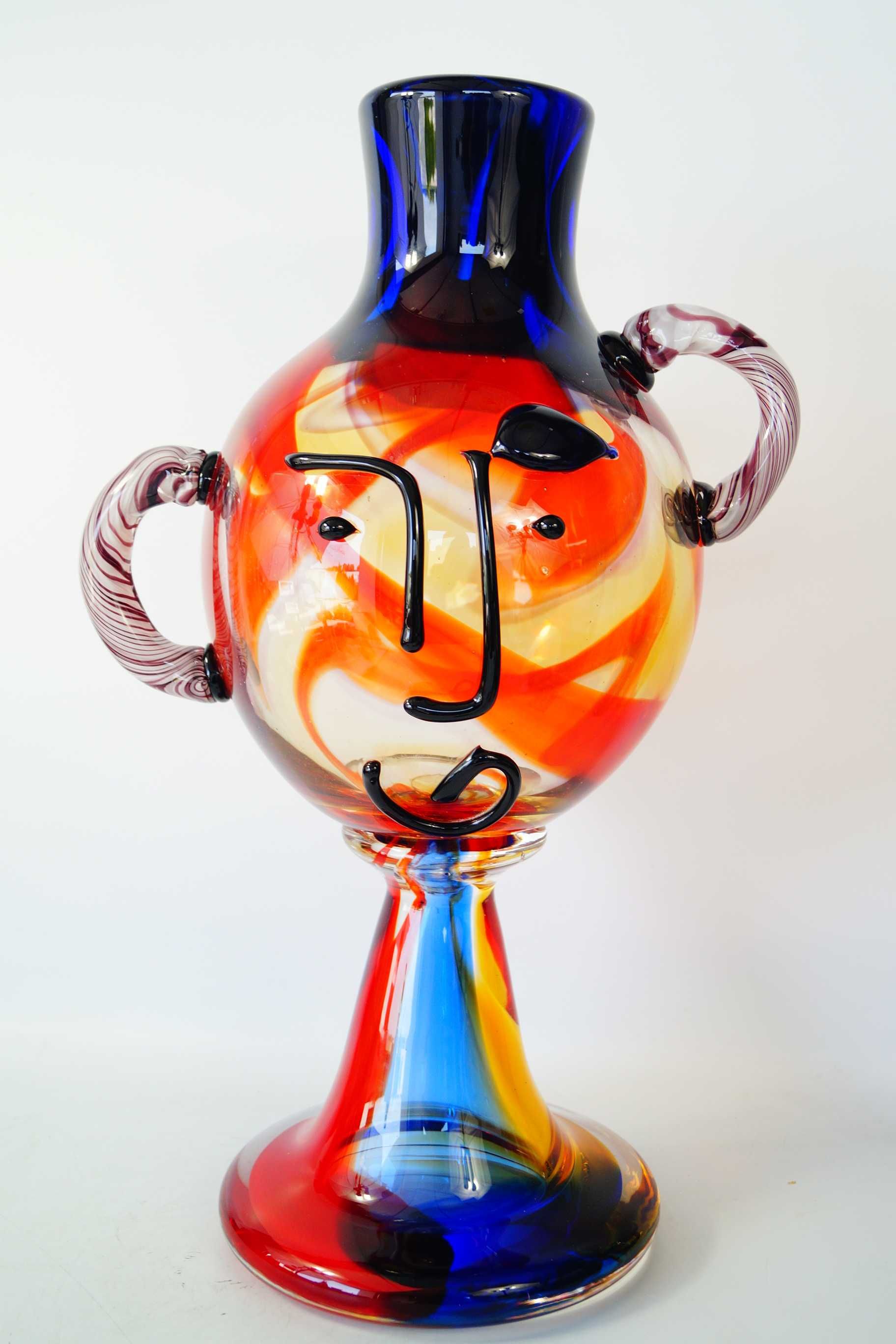 Wazon Murano Style TWARZ duża abstrakcja design