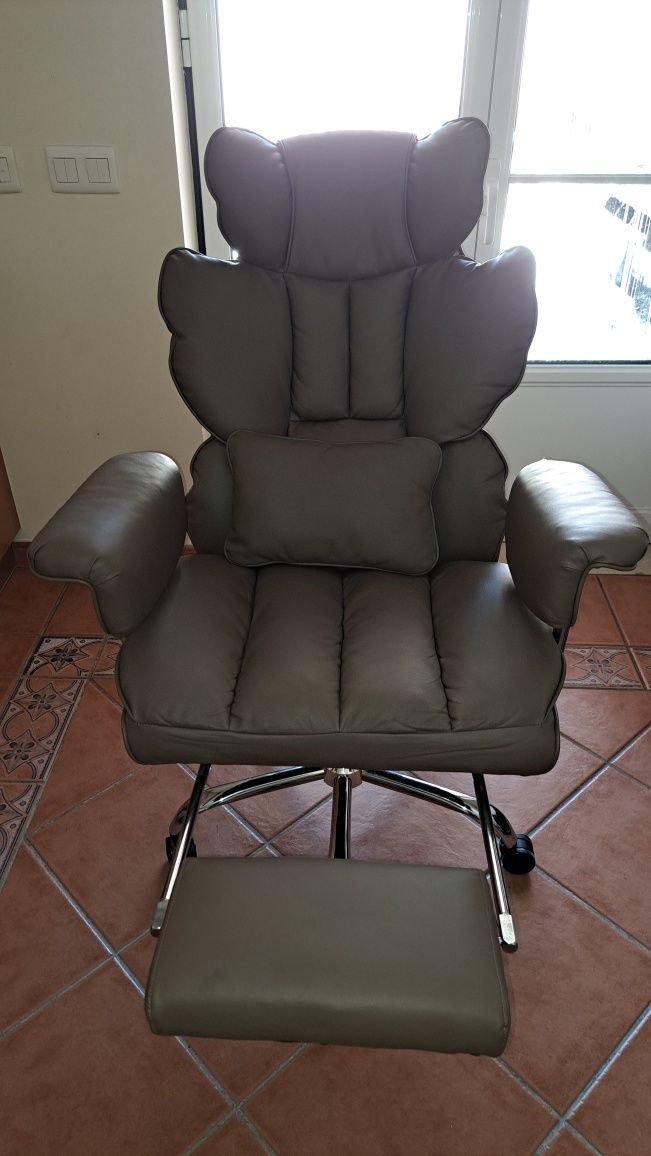Cadeira de secretaria reclinavel