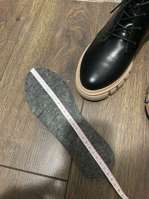 Зимові шкіряні ботинки