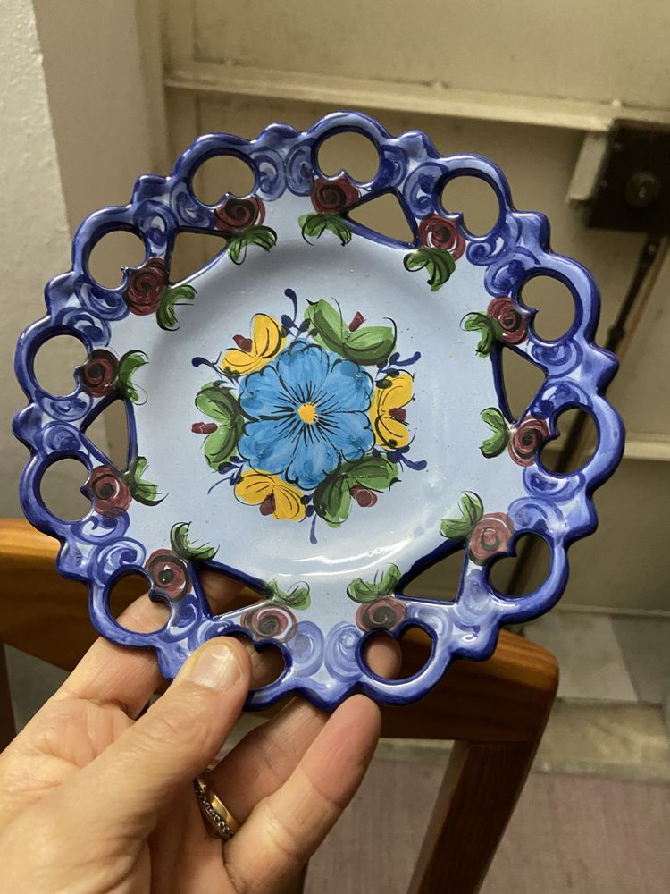 Tres pratos para decoracao