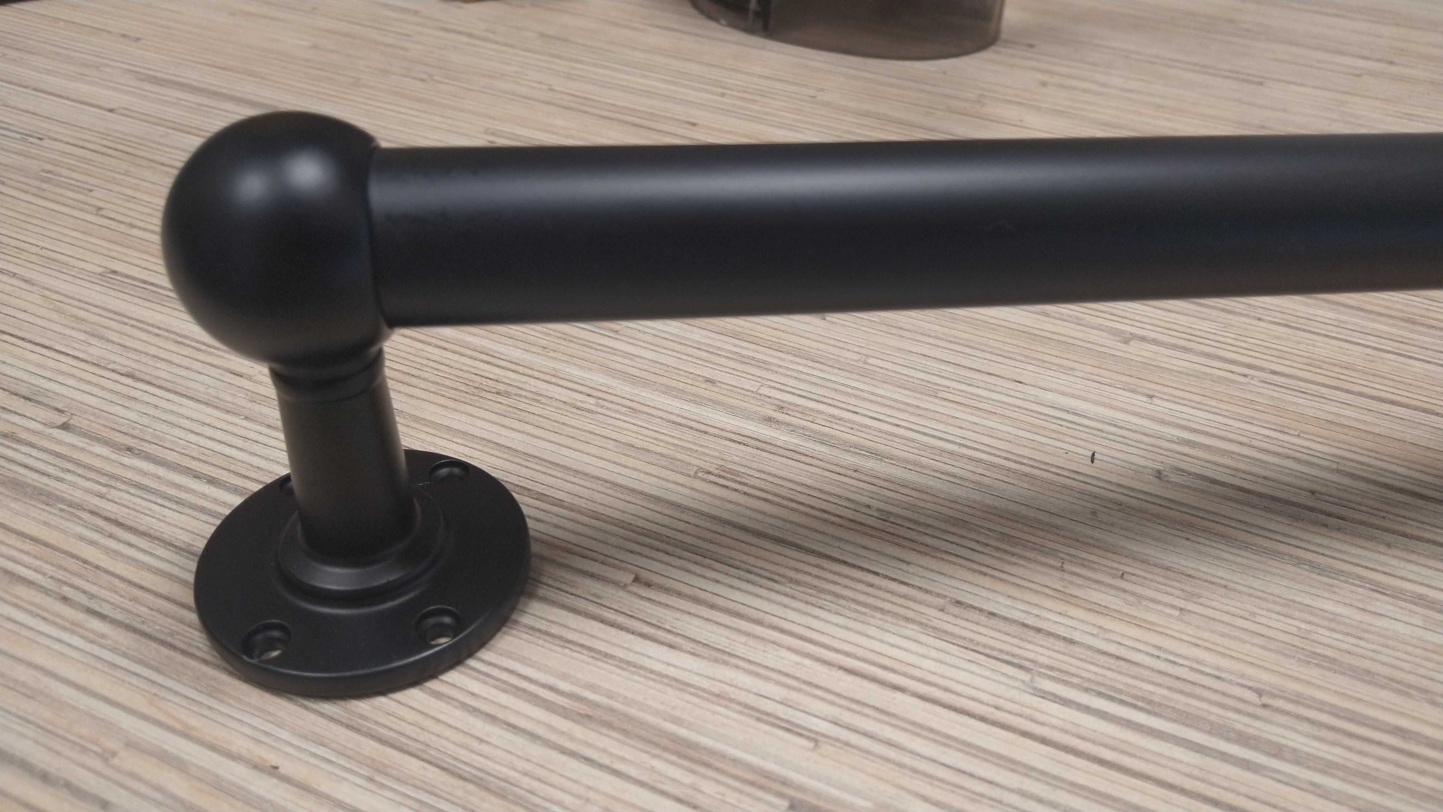 Balustrady Poręcze z rurki fi 25 czarny mat/LOFT Nowość/Producent Łódź