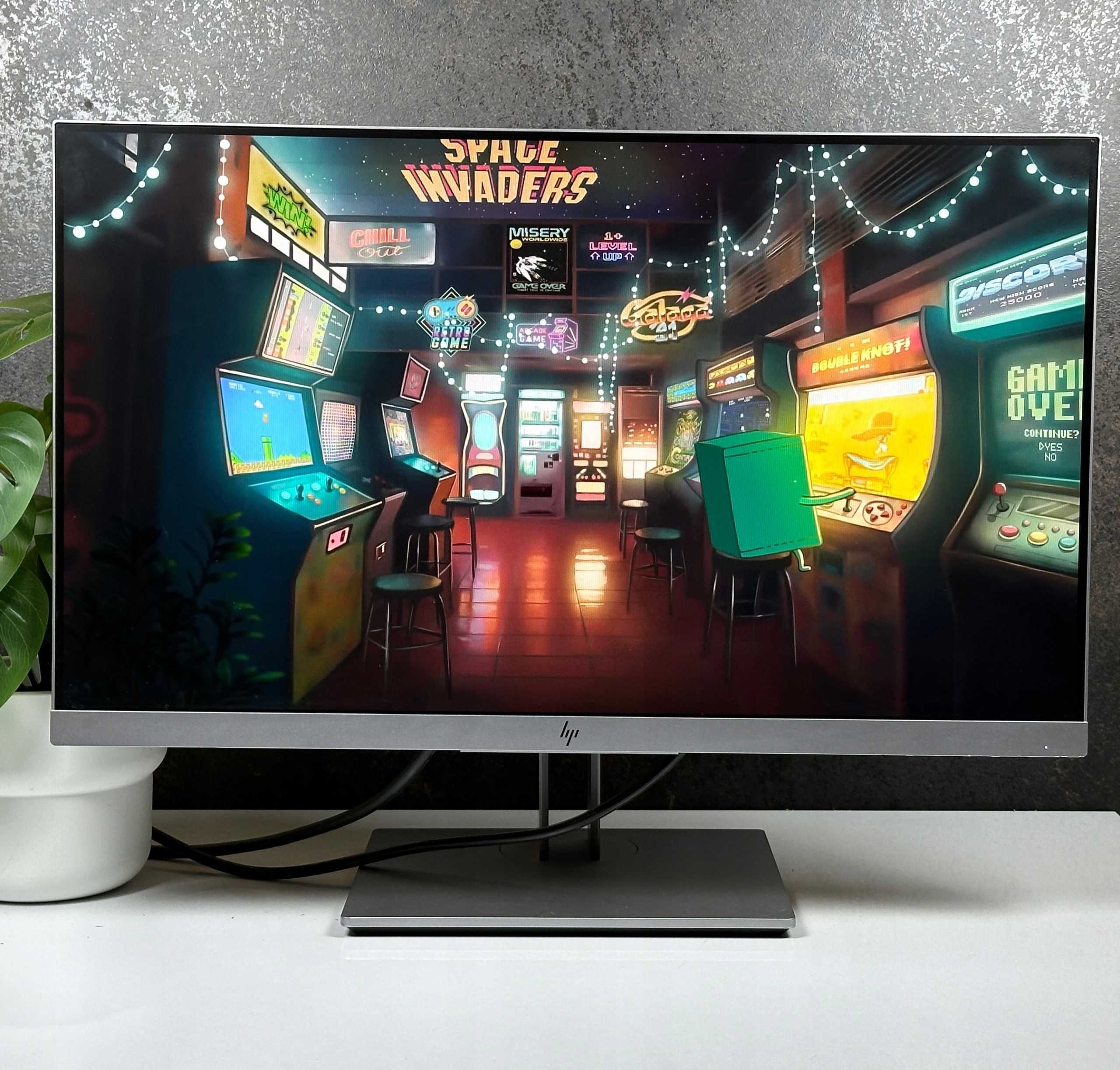 Twoje Okno na świat! Bezramkowy Monitor HP E243 FHD HDMI 24" + Zestaw