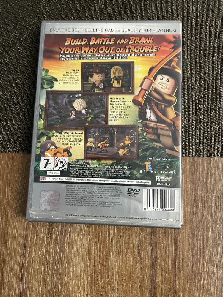 Gra PS2 Lego Indiana Jones