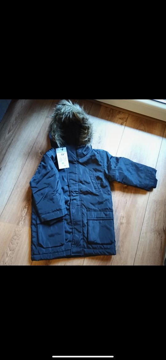 Nowa kurtka - parka dla chlopca