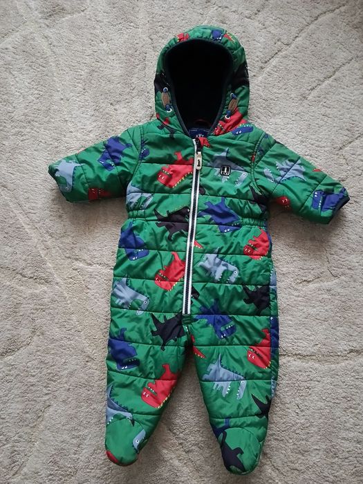 Демісезонний комбінезон на флісі next 3-6 місяців із закритими ніжками