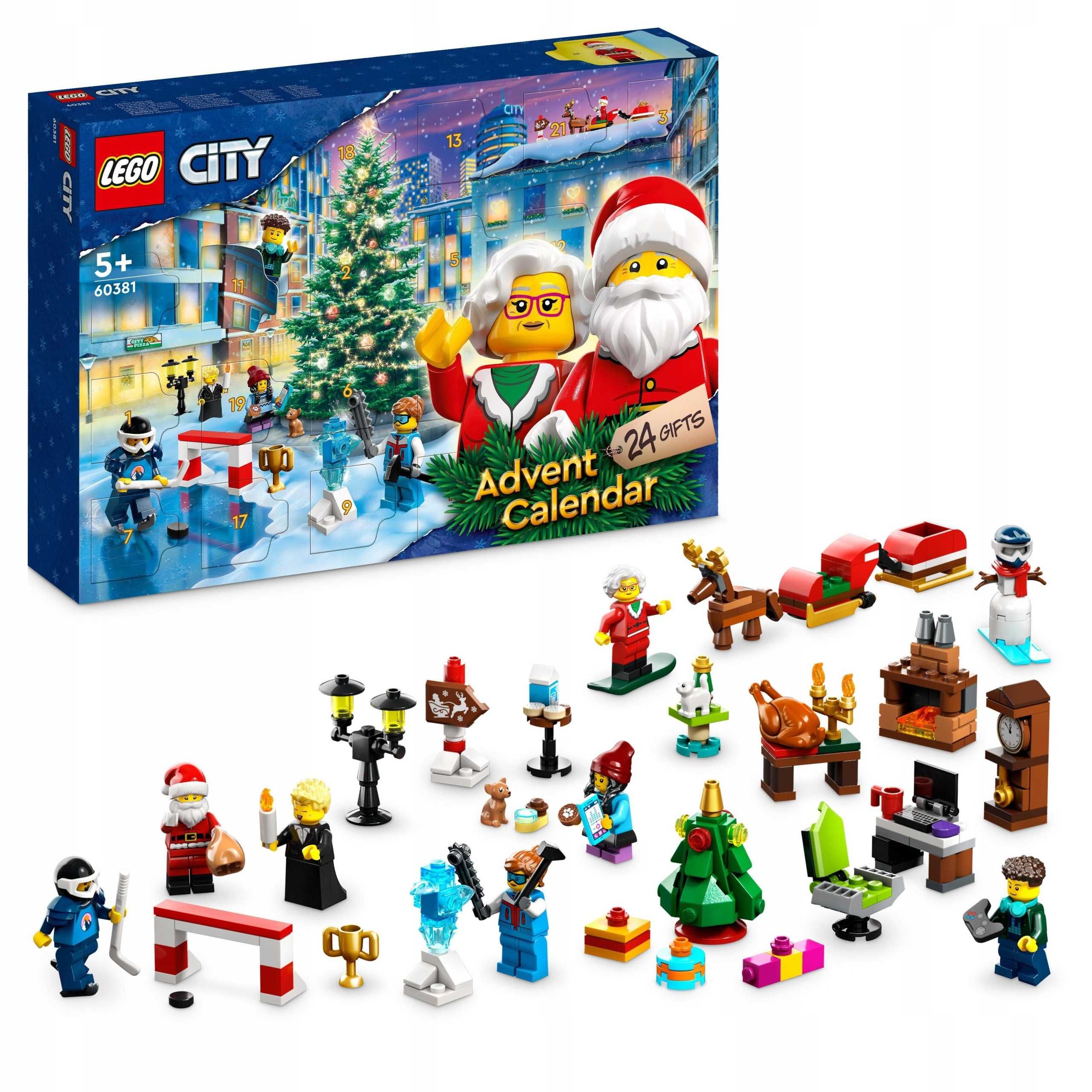 LEGO City 2023 Kalendarz adwentowy 60381 *PROMOCJA* PREZENT