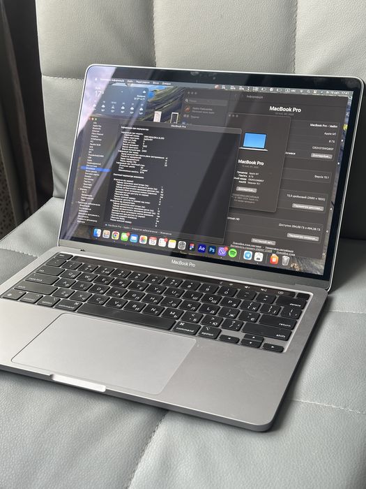MacBook Pro M1 512GB 50 циклів ідеал SpaceGray TouchBar
