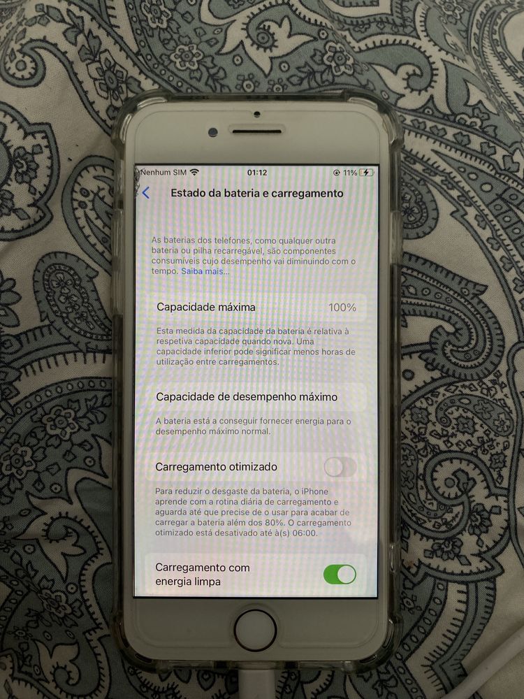 iphone 8 100% bateria