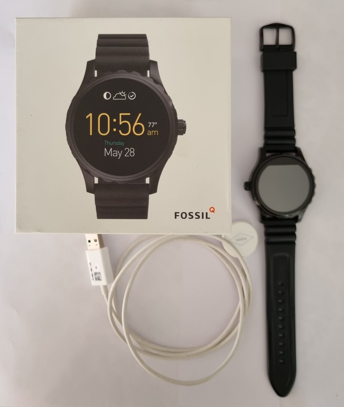 Smartwatch zegarek Fossil QMarshal FTW2107 męski