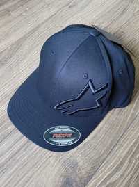 czapka z daszkiem Alpinestars baseballowa czarna S/M z logo haft NOWA