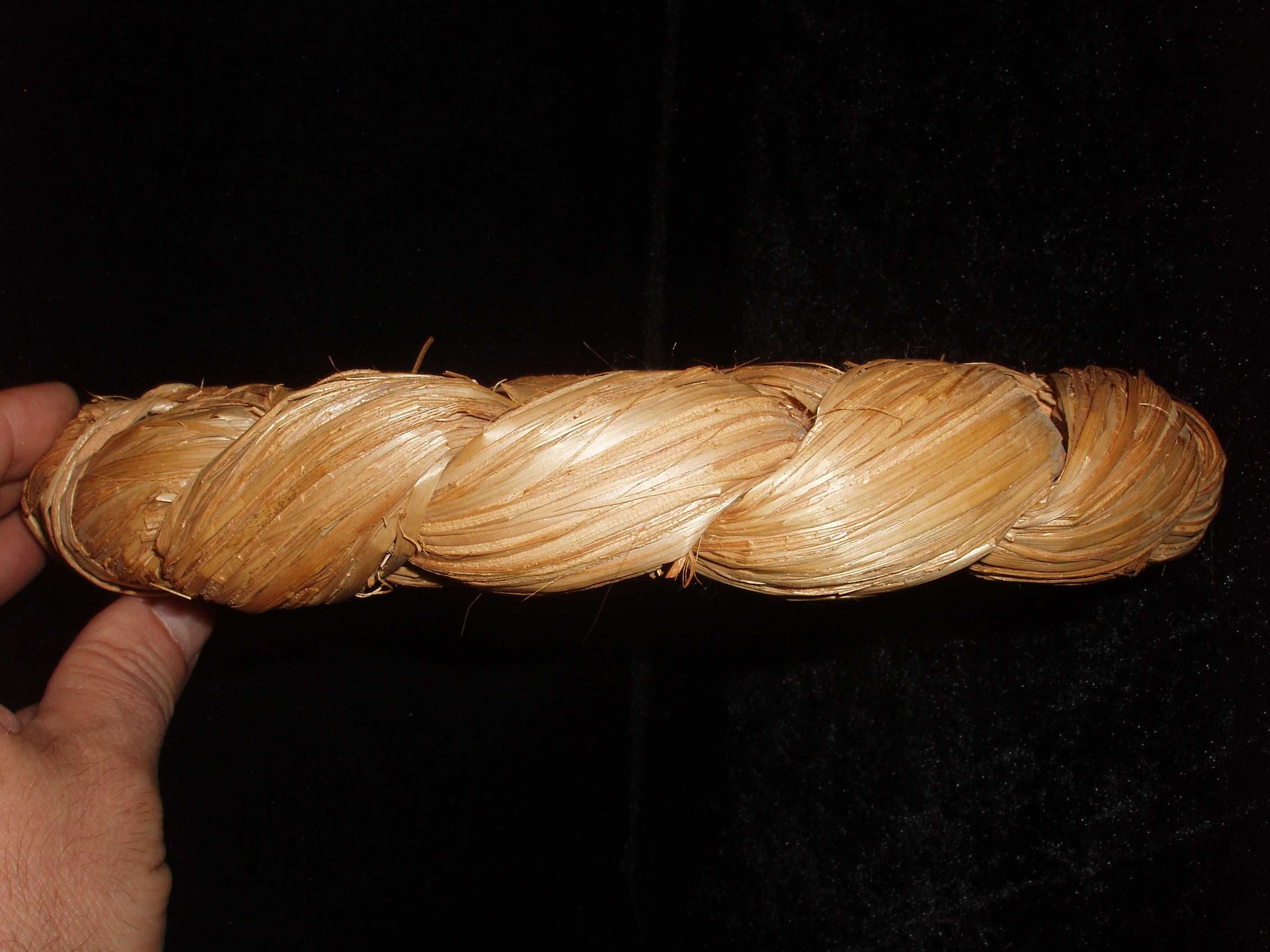 Венок плетёный соломенный, декор головы/интерьера Ручная работа. 31 см