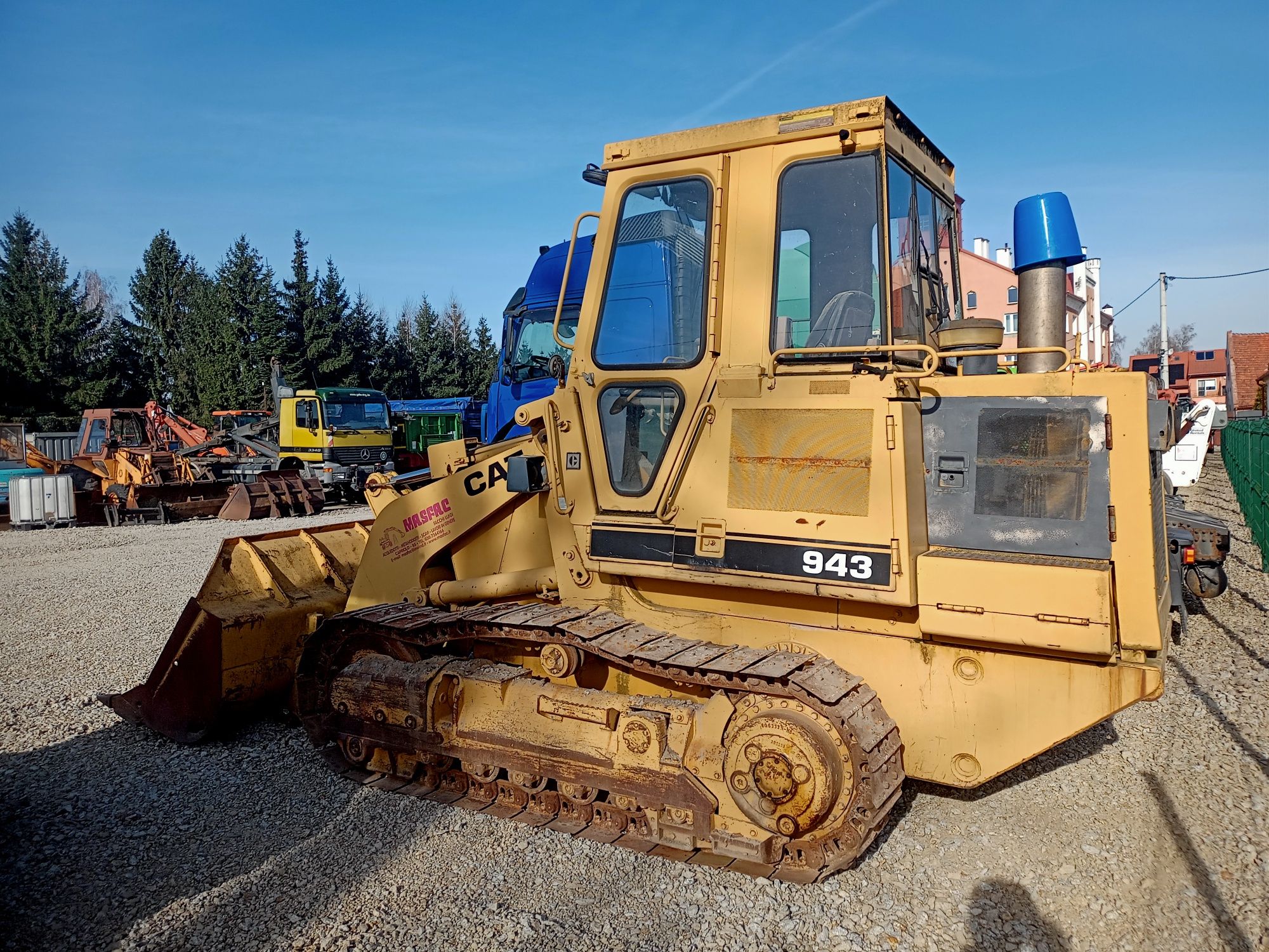 Ładowarka gąsienicowa Cat 943 Caterpillar spycharka D5 spych D3