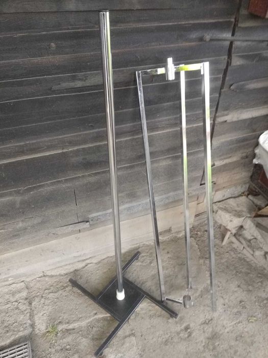 Stojak na ubrania chromowany STAND obrotowy