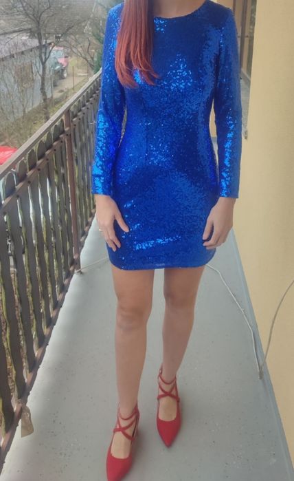 Sukienka cekinowa EMO roz S