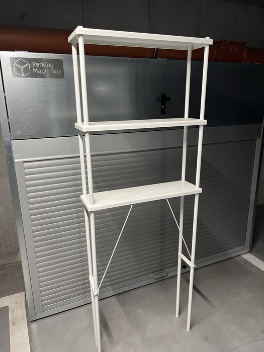 Regał nad pralkę IKEA łazienkowy metalowy biały