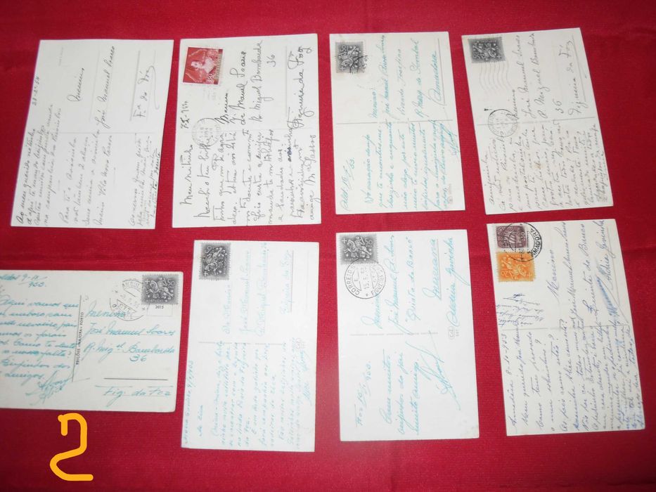 Postais antigos dos anos 50