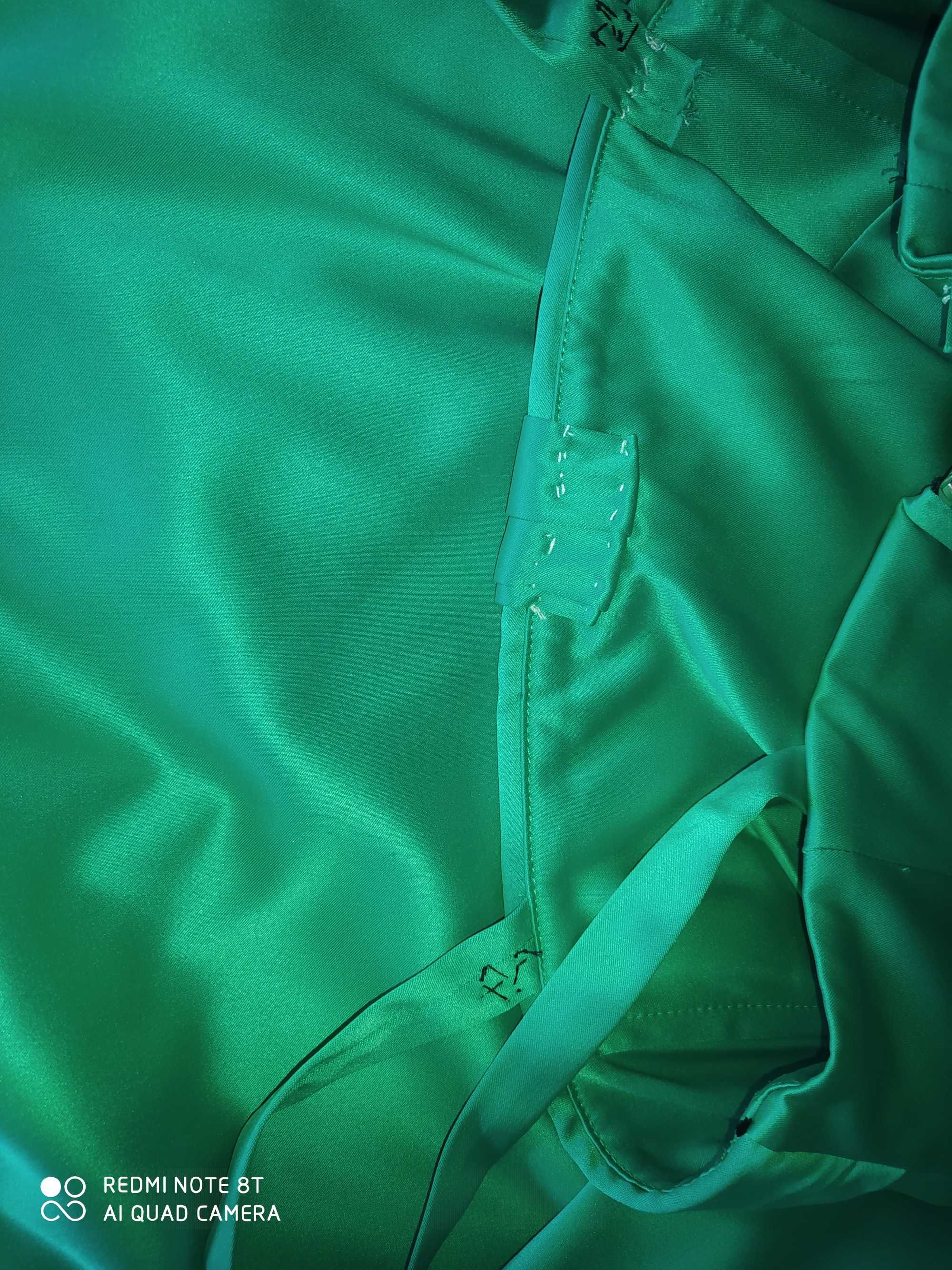 Zielona krótka sukienka, rozm. 36