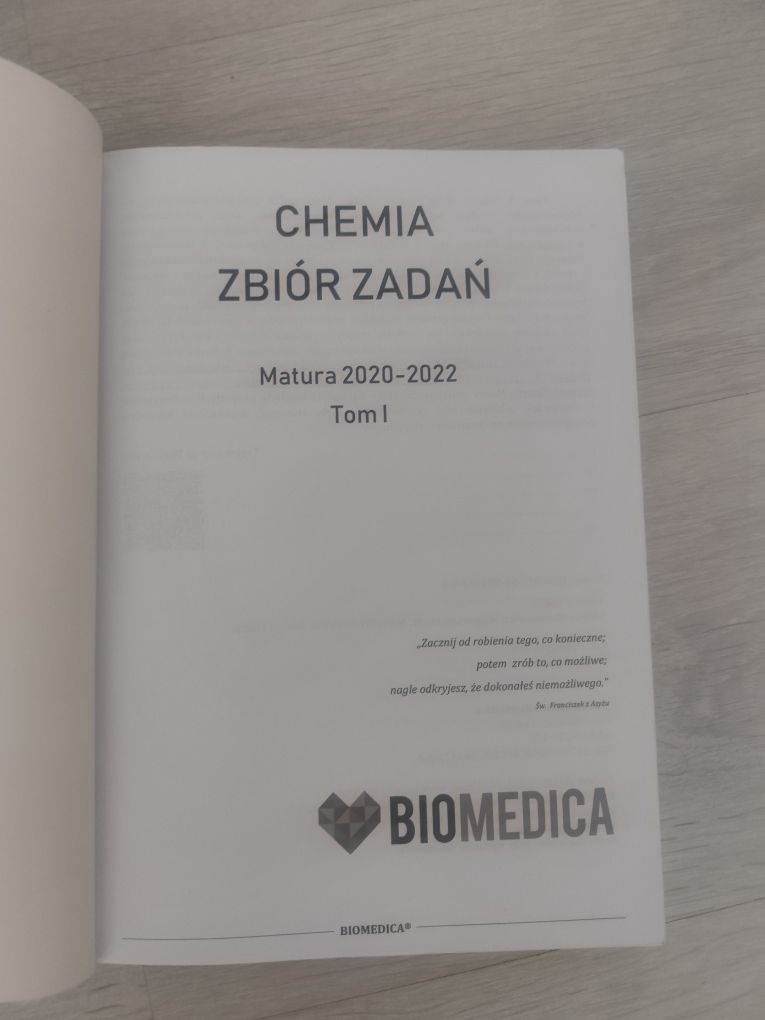 Chemia zbiór zadań biomedica