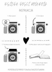 Instrukcja Instax slub wesele impreza wymiana wkładów