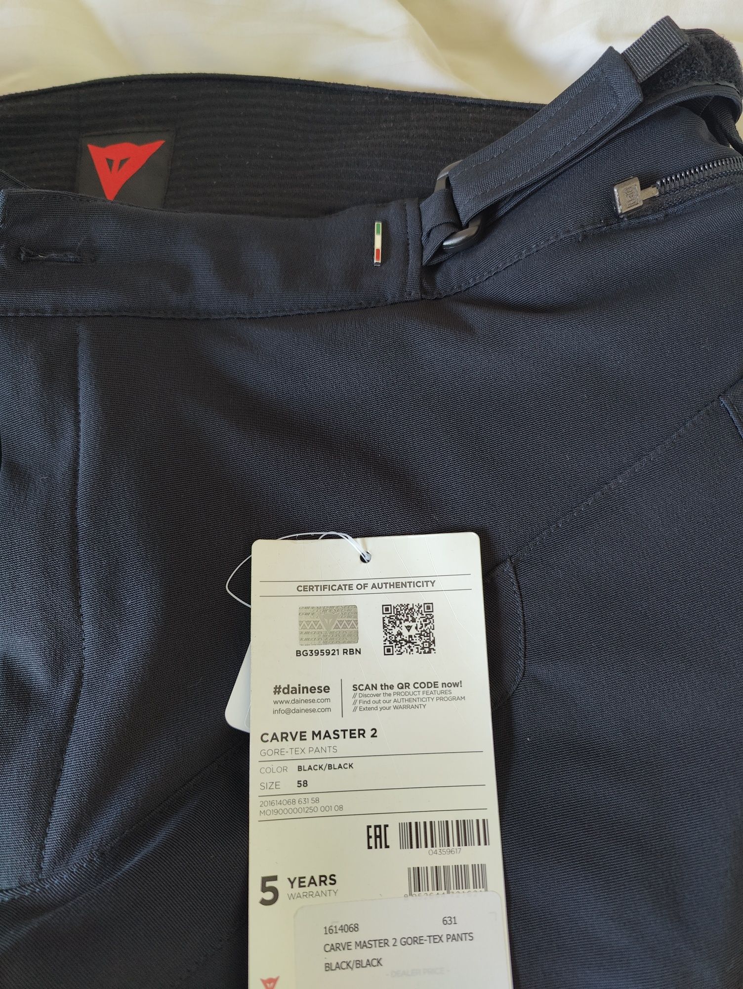 Calças Dainese Master Carve 2 Gore-Tex