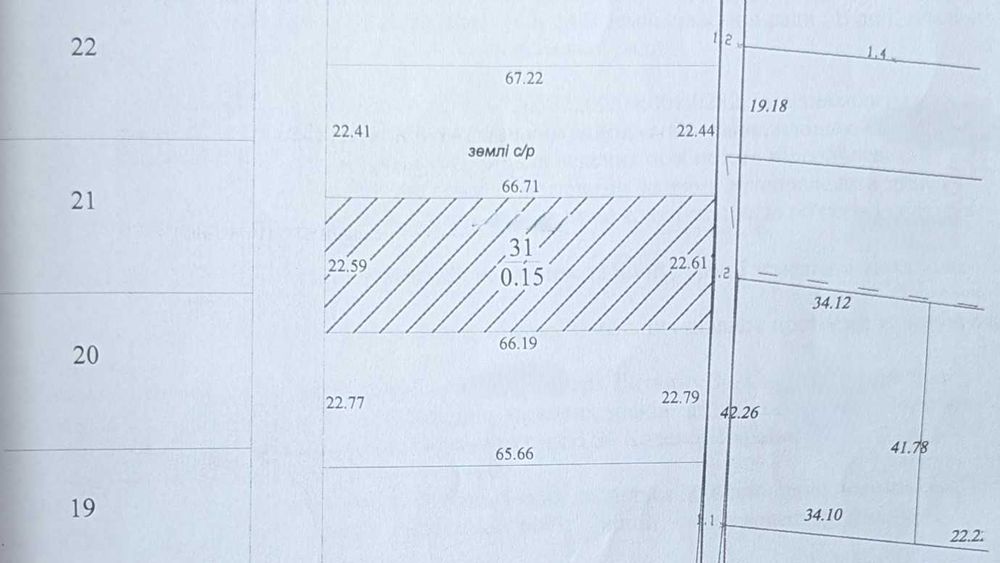Продам земельну ділянку під забудову с.Острівок